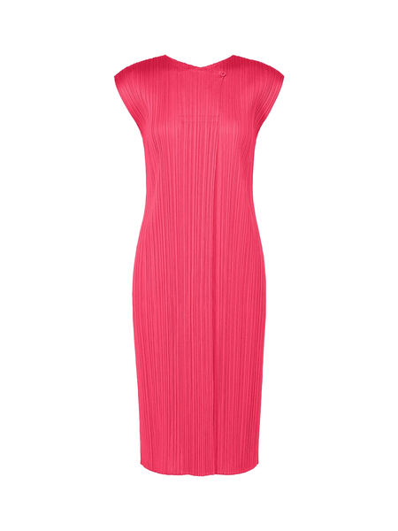 Issey Miyake Pleats Please Monthly Colors June Dress Bright Pink