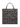Front view of a Bao Bao Issey Miyake black geometric tote bag