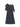 MM6 Maison Margiela Folded Jacquard Slip Dress Anthracite