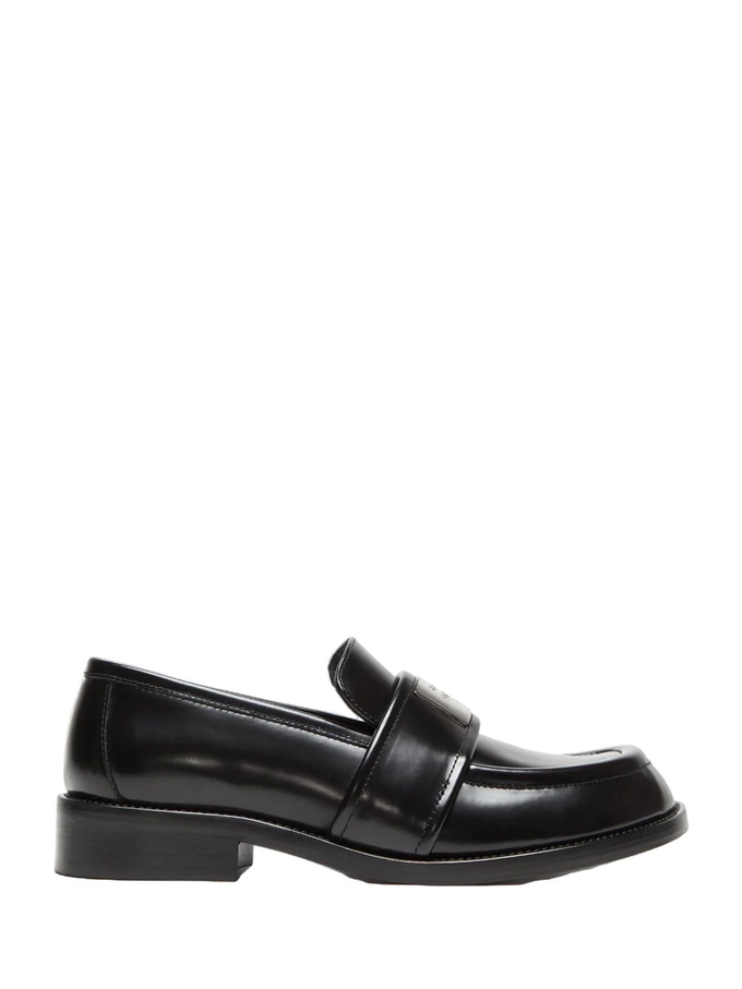 Unisex Leather Loafers Black