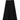 Black Burberry midi skirt with an A-line silhouette, displayed from the front.
