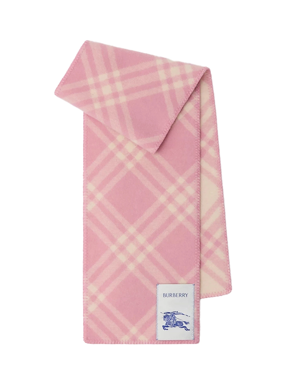Check Wool Scarf Sugar