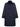 Front view of The Row Etoli navy single-breasted coat