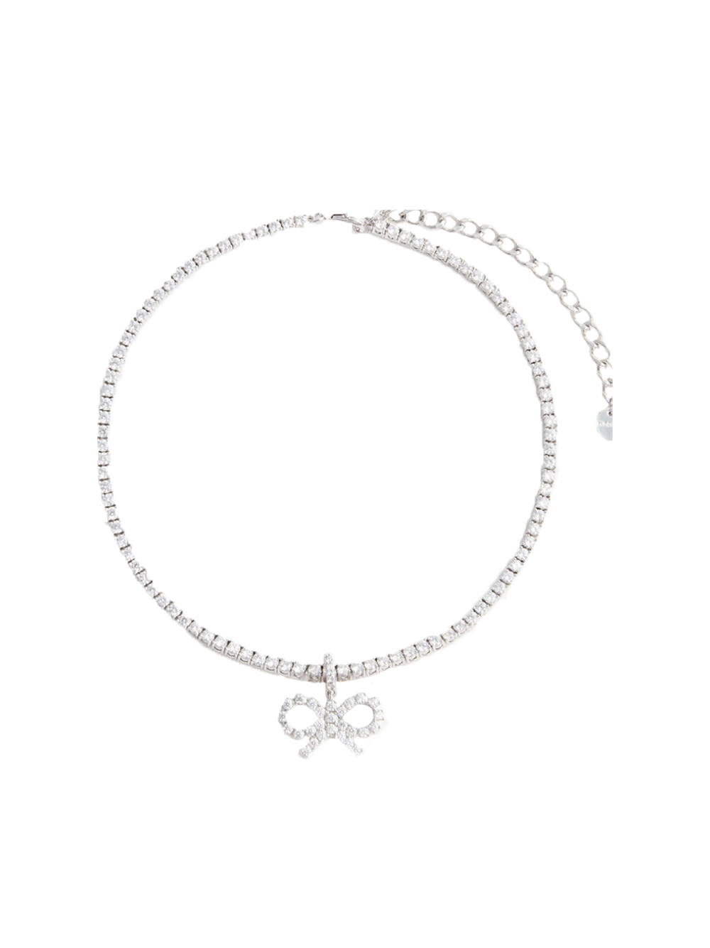 Crystal Bow Necklace