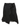 Acne Studios black satin skirt with an asymmetric hem