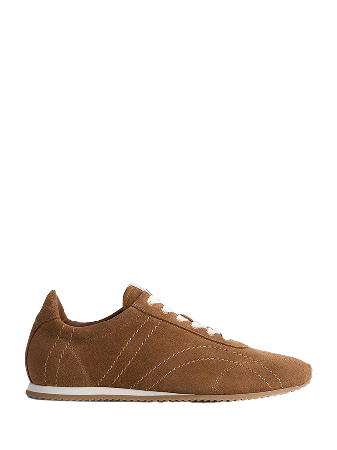 Flex Suede Sneakers Copper