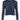 Issey Miyake navy cropped pleated cardigan with long sleeves