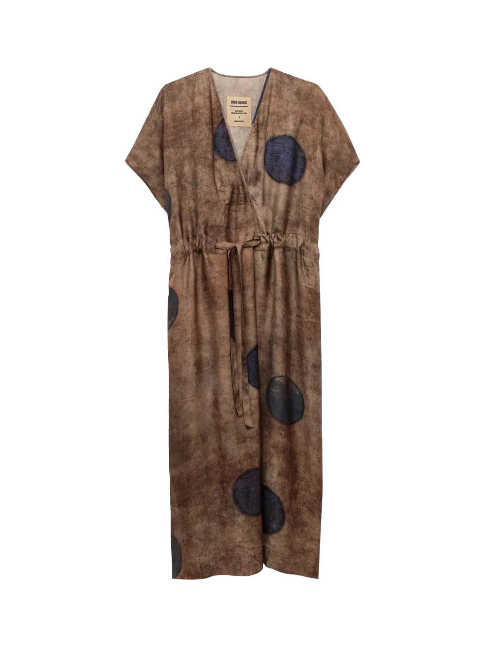 Uma Wang Acre Dress Brown/Blue