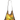 Yellow print shoulder bag with black strap, front view — 2620115154184-202 at MINOX boutique, Oxford