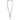 Lemaire Acme Whistle Necklace Silver