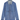 Blue washed-denim shirt with check collar and cuffs, flat front — 2620107004415-504 at MINOX boutique, Oxford