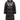 Black Moncler long puffer coat, flat front product shot — L20931A00168597Z8-999 at MINOX boutique, Oxford