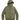 Front view of Canada Goose olive green diamond-quilted hooded jacket