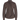 Front view of the Brunello Cucinelli dark brown long-sleeved shirt