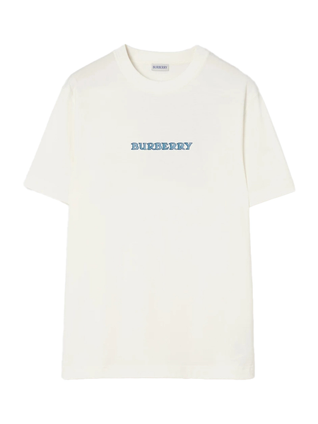 Burberry Men Ryan Big T-Shirt Chalk