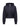 Moncler women Knit Accent Cotton Zip-Up Hoodie Navy