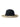 Toteme paper straw hat Black/Ecru