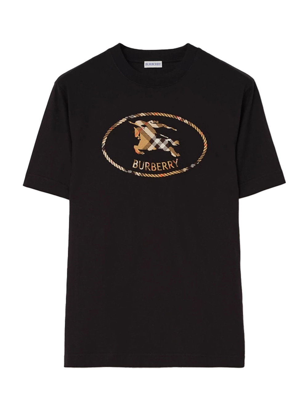 Burberry Men Seth Big T-Shirt Black