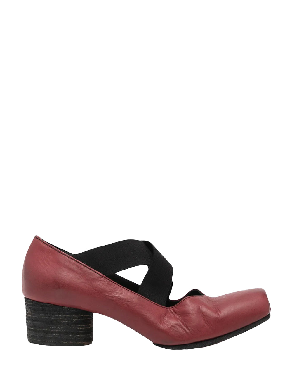 high ballet shoes Red black