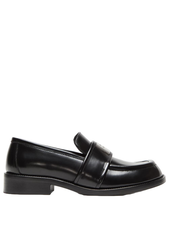 Leather Loafers Black