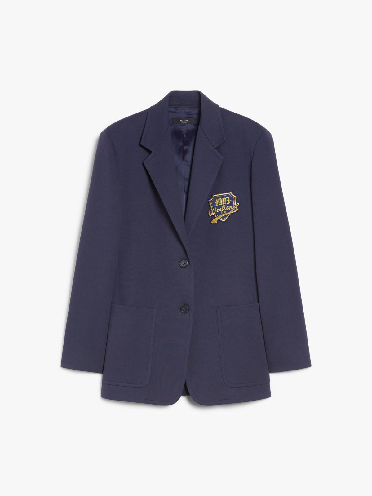 Maxmara Weekend Brama Embroidery Blazer Navy
