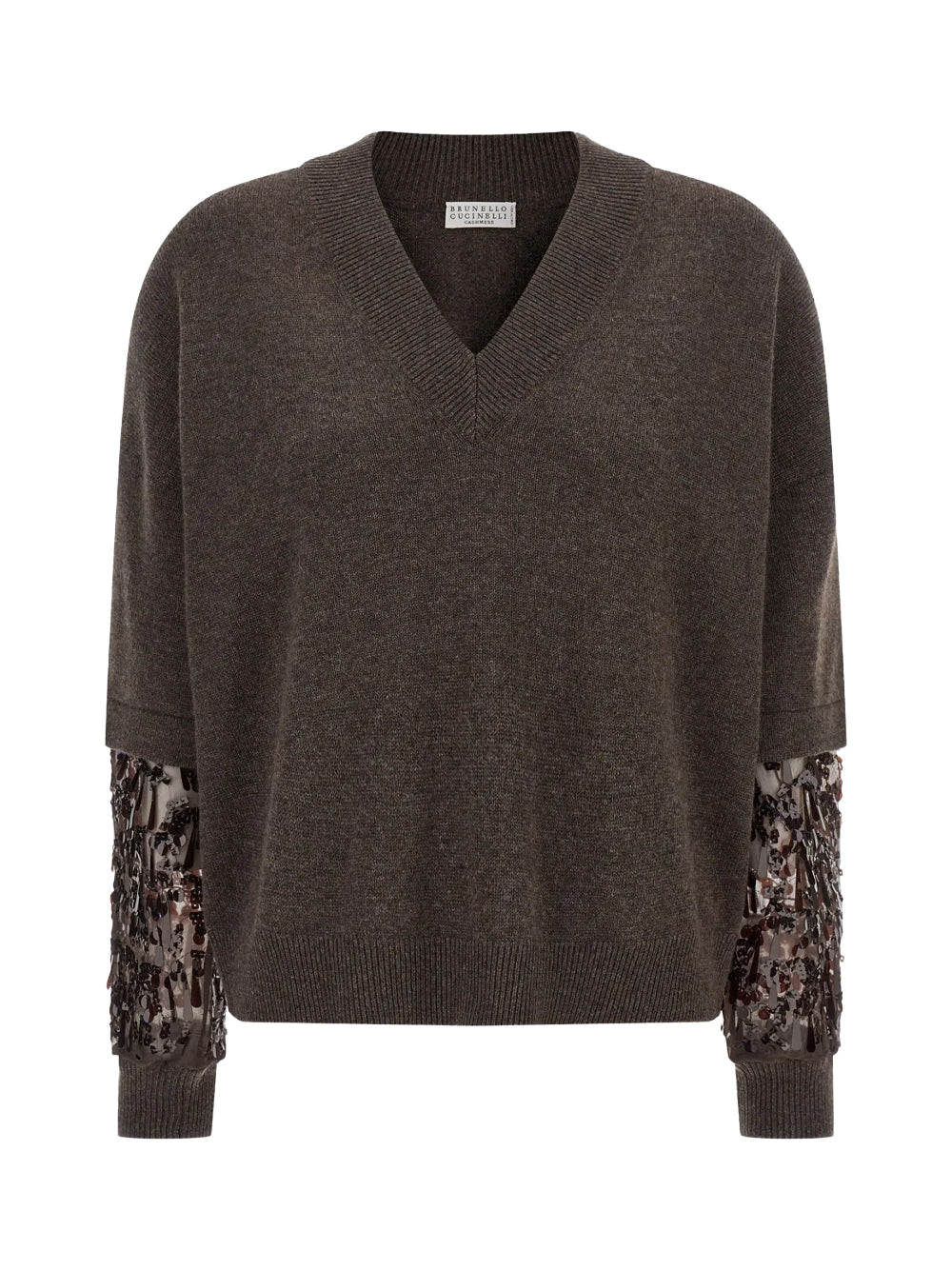 embellished cashmere sweater