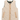 Front view of the Barbour Dulsie ecru teddy liner gilet with two patch pockets