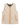 Front view of the Barbour Dulsie ecru teddy liner gilet with two patch pockets
