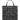 Front view of a Bao Bao Issey Miyake black geometric tote bag