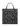 Front view of a Bao Bao Issey Miyake black geometric tote bag