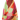 Issey Miyake multicoloured pleated skirt featuring an abstract pink, red and green pattern