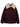 Burgundy Barbour quilted down jacket with a fleece collar, flat front — LQU1941-BR91 at MINOX boutique, Oxford