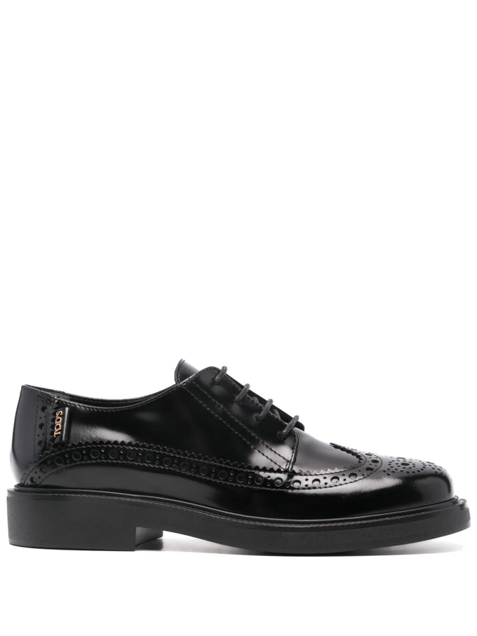 TOD’S Lace-Ups Leather Oxford Black